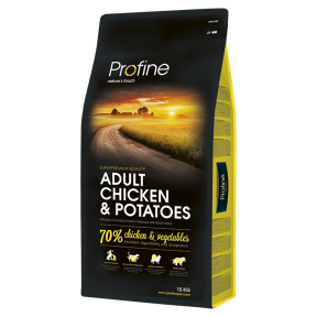 ProFine Adult CHICKEN & POTATOES для взрослых собак 15kg