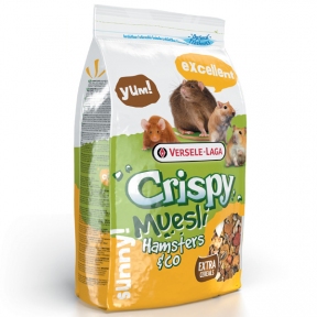 Versele-Laga Crispy Muesli Hamster зернова суміш корм для хом'яків, щурів, мишей, піщанок 400g