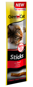 Gimpet Sticks палички для кішок яловичина 6г