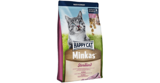 Happy Cat Minkas Steriliset, корм для котів 10 кг