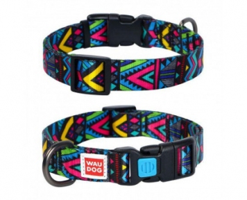  Collar WAUDOG Nylon нашийник з малюнком 