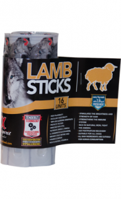 Alpha Spirit Lamb Sticks Напіввологі ласощі для собак з ягнятком 40g, 16шт