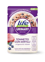 LifeCat Pouch Urinary Mousse Tuna and Blueberries 70g ТУНЕЦЬ ТА ЧОРНИЦЯ