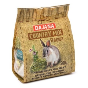 Dajana Country mix, корм для декоративних кроликів, 500г