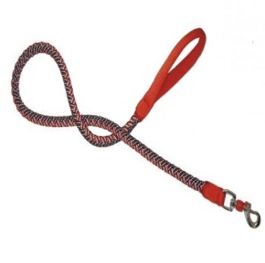 Croci Hiking Endurance, повідець для собак, плетений з фіксатором карабіна, червоний нейлон, 1,5*120