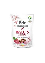 Brit Care Insects хрумкі кранчі для собак, з комахами та індичкою, 200г