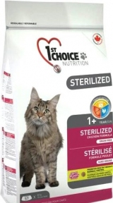 1st Choice Sterilized Chicken сухий супер преміум корм для кастрованих котів 10 кг