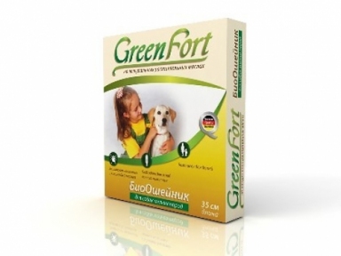 GreenFort Біошийник від бліх для собак дрібних порід 35см
