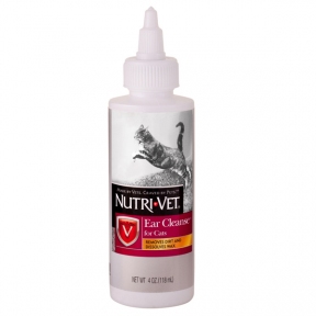 Nutri-Vet Ear Cleanse вушні краплі для котів, 118 мл