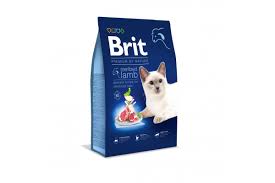 Brit Premium Cat Sterilised Сухий корм для стерилізованих кішок з ягням 300g