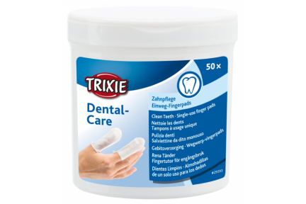 Trixie Серветки для чищення зубів на палець, одноразові 50шт