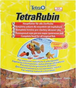 Tetra Rubin Flakes повноцінний корм для всіх видів риб для покращення забарвлення, в пластівцях, 12g