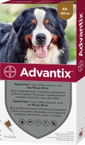Advantix для собак вагою 40-60кг (1 шт)