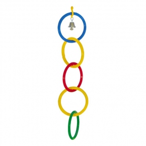  Лорі Іграшка для папуг Олімпійка з дзвіночком