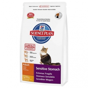 SP Hill's Sensitive Stomach with Chicken, Egg & Rice Adult Feline 400g