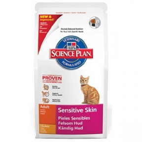 SP Hill's Sensitive Skin with Chicken Adult Feline 1.5kg