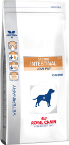 Royal Canin Gastro Intestinal Low Fat дієта для собак з обмеженим вмістом жирів 12kg