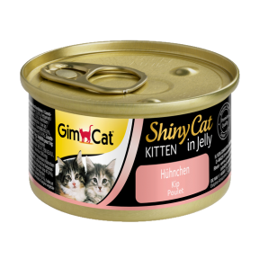 Gimpet ShinyCat Kitten Консерви для кошенят Курча 70г