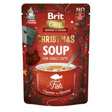 Brit Care Cat pouch Christmas Soup для котів, суп з рибою, 75г