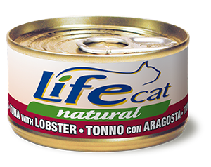 LifeCat Тунець із омарами 70g