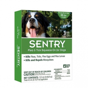 Sentry капли от блох, клещей и комаров для собак весом более 30 кг (1 шт)