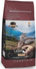 Landor Cats Sensitive Stomach Lamb&Rice, корм для котів із почуттям травленням, ягня та рис, 0,4кг