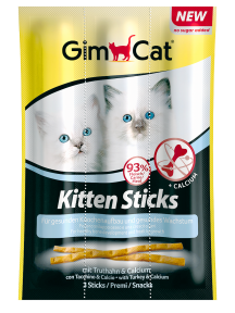 Gimpet Kitten Sticks індичка та кальцій 3st