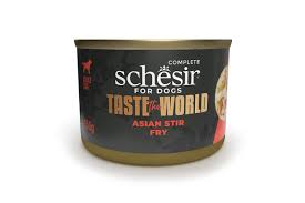 Schesir Taste-World   консерви для собак, вологий корм курка по азійські в бульйоні  150 г