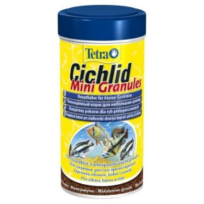 Tetra Cichlid Mini Granules для аквариумных рыб в гранулах 250 мл
