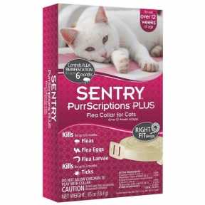 Sentry PurrScriptions Plus нашийник від бліх та кліщів для кішок 32 см