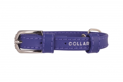 Collar Glamour ошейник без украшений XS 9мм 19-25см фиолетовый