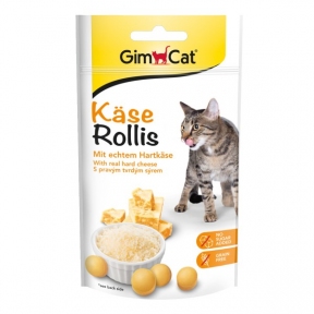GimCat Käse-Rollis вітаміни для котів зі смаком сиру 40г