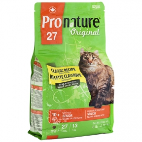 Pronature Original Senior корм для літніх та малоактивних котів 2.72кг