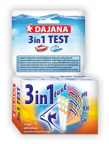 Dajana Test 3in1 для опр pH, KH, GH води