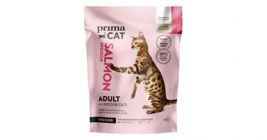 PrimaCat Indor Adult Корм для дорослих кішок з лососем 1,4kg