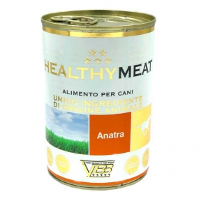 Healthy Meat, монопротеїновий вологий корм для собак, паштет з качкою, 400г