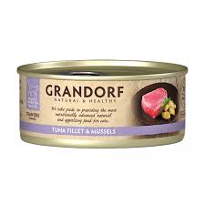 Grandorf TunaFillet & Mussels  вологий корм для котів 70g