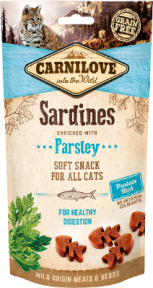 Carnilove Cat Crunchy Sack Ласощі д/кішок сардина та петрушка, 50г