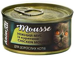 Animall Mousse Мус для котів курка 80г