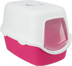 Trixi Vico, закритий туалет для котів 40*40*56см рожевий