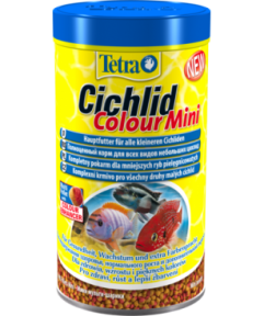 Tetra Cichlid Colour для аквариумных рыб в гранулах 500 мл