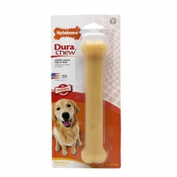 Nylabone Dura Chew Giant жувальна іграшка кістка для собак до 23 кг з інтенсивним стилем гризіння