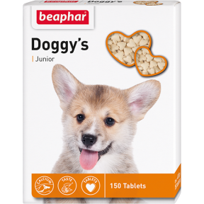 Beaphar Doggy's Junior вітаміни з кальцієм для цуценят 150шт