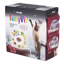 Animall Tasty Vit вітамінізовані ласощі для котів з яловичиною12шт.)