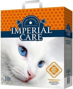 Imperial Care Silver Ions ультра-комкующийся наповнювач у котячий туалет з антибактеріальним 10kg