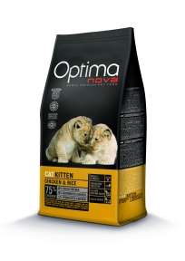 Optima Nova Cat Kitten сухий корм для кошенят з куркою та рисом 400 g