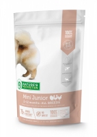 Nature's Protection Dog Mini Junior Полноценный корм с дом.птицей  д/мал.пород 500g