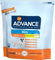 Advance Mini Adult для взрослых собак маленьких пород 800 г