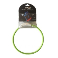 AnimAll Нашийник LED із зарядкою USB, зелений, 35см
