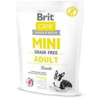 Brit Care GF Mini Adult Lamb Сухой корм для взрослых собак миниатюрных пород 0.4kg